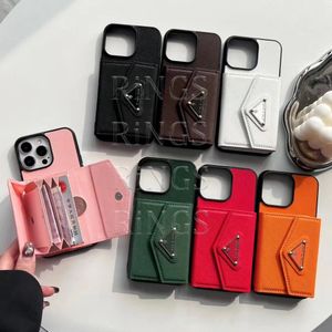 Designer Card Wallet Phone Cases iPhone 15 14 Pro Max Hi Quality L Purse 18 17 16 15pro 14pro 14plus 13pro 12pro 13 12 11 X Xs Plus Luxury Case with Logo Box Packing Man Woman