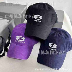 Дизайнерская роскошная бейсболка B Ball Caps с двойным кольцом с корейской вышивкой и плоским язычком; небольшая модная вывеска и солнцезащитный козырек; для любителей 7F4H