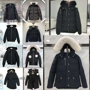 Canada Puffer Jacket Goose Parka Donna Uomo Coppia Giacca a vento Giacche Designer Piumino invernale Colla Vera pelliccia di lupo Alce Caldo antivento 304