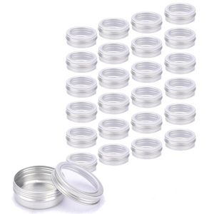 Bathroom Storage & Organization With Clear Window Aluminium Screw Tin Bottle Jar Pot Cans Containers Case For Lip Nail Art Makeup Diy C