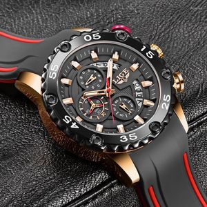 Orologi da polso 2023 LIGE Orologi da uomo in silicone di alta qualità Orologio da uomo con calendario unico Orologio da polso sportivo di moda