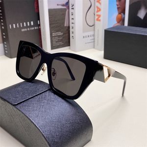 Designer sunglasses for men and women plate square large frame glasses SPR21Y fashion geometric mirror leg sunshade sunglasses men black and white