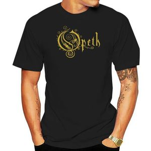 Herrt-tröjor OPETH Black T-shirt 100% bomullsgrafisk tee-gordercupin Trädblodbad Tecknad tryck Kort ärm T-skjortor 230422