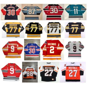 CCM Ray Bourque Hóquei Jersey Al Innis Lanny Mcdonald Bobby Hull Sidney Crosby Henrik Lundqvist Martin Brodeur Owen Nolan Eric Lindros Ron raro