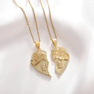 Anhänger Halsketten Mode Trend Romantische Kreative Personalisierte Goldene Liebe Halskette Partei Schmuck Paar Männer Und Frauen Geschenke