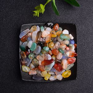 Objetos decorativos 50100G Crystal Natural Ametista Agata Irregular Mineral Healing Stone Crevel Specimen Adequado para aquário Decor Crafts 230422