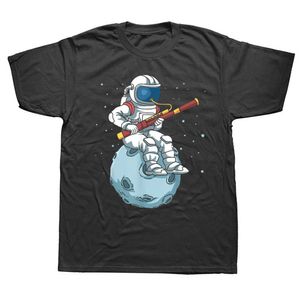 メンズTシャツ面白い宇宙飛行士バスーンバンドプレーヤーバスーン奏者Tシャツ