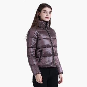 Damenjacken SANTELON Winter Lässige gepolsterte Puffer für Frauen Mantel weibliche warme kurze Parka Basic winddichte wasserdichte Outdoor-Kleidung 231122