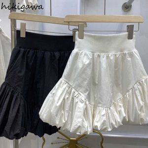 スカート2022 Faldas Mujer de Moda Summer Sweet Skirt Women High Waist A-line Tunic Korean Jupe Slim Fit Fashion Mini Y2K Skirts 7i366 P230422