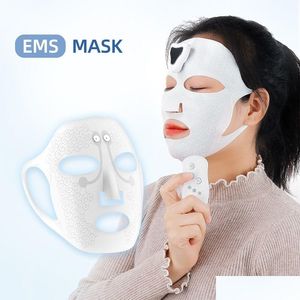 Face Care Devices Electronic Ems Mask Lifting Vibration Masr Slimming Mas Anti Wrinkle Remove Edema 221231 Drop Delivery Health Beau Dh1Jo