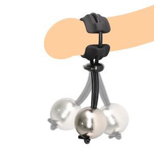 Vibrators Weighted Cock Ring Adjustable Penis Ring Stainless Steel Ball Weight Sexy Toy Silicon Cockring Ballstretcher Penis Exerciser 231121