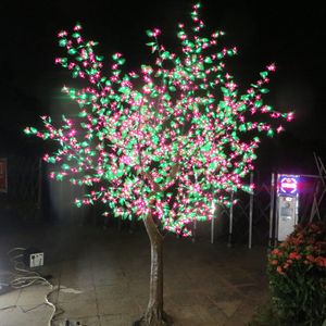 3m LED人工桜の木の光のクリスマスライト2304PCS LED電球110 220VACレインプルーフフェアリーガーデンクリスマス装飾