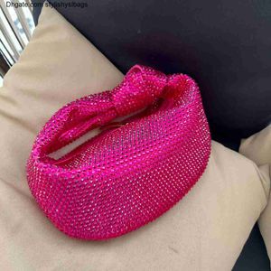 Bolsas de ombro designer de luxo atado crsytal strass diamante nuvem bolsa feminina bling brilhante noite saco jantar festa embreagem bolsa