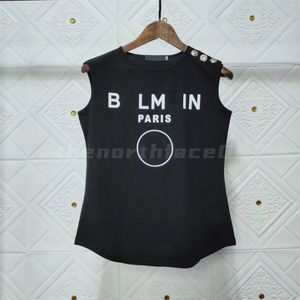 Женская одежда Майка Женская дизайнерская футболка Черно-белая летняя женская одежда с коротким рукавом Размер S-L