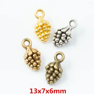 Encantos 40 pçs vintage antigo pinha liga de zinco pingente adequado para diy pulseira colar acessórios de jóias de metal 6835