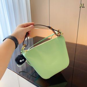 Classic Luxury 7A Lowee Hammock Hobo Designer Bag Women Real Leather Shopping Shoulder Bag With Strap Vintage Brand Green Purse Handbag Fashion Crossbody Saddle Bag