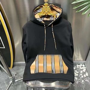 Bby bomulls tröja män kvinnor hoodies designer hoodie bur pullover tröja mäns avslappnad kappa mode rand stitching huvtröjor 4xl 5xl