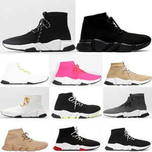 ClearSole Balenciagas Men White Pink 2 0 Trainer Laceup Balencigas Women Sneakers Beige Triple Black Red Mens Speed ​​Fashion Tennis Shoe Jogging Walking E9RV 5C