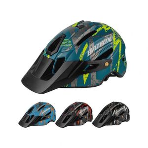 Cycling Helmets BATFOX Outdoor DH MTB Bicycle Helmet Integrallymolded Road Mountain Bike Helmet Ultralight Racing Riding Cycling Helmet J230422