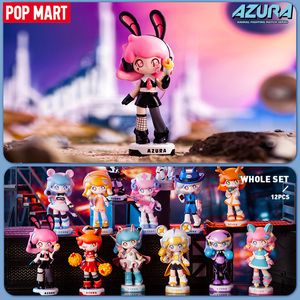 Blind Box Pop Mart Mart Azura Animal Fighting Match Série Blind Box 1PC/12PC Ação Figura Birthday Gift Toy Toy Mystery Box 230422