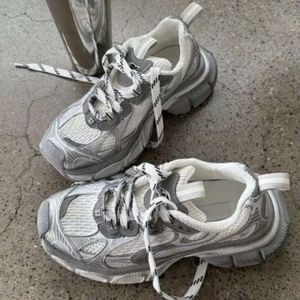 Сетчатые кроссовки Triple s Track 3xl Изношенная обувь Кроссовки Balencaiiga Paris 3xl Shoe Повышенная семейная мужская женская обувь с дышащим эффектом Y1FML
