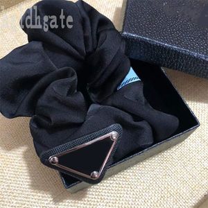 Simple hair tie nylons women rubber band lady thick handmade hair accessories triangles home jewelry girls 8-12 designer scrunchies enamelled ZB055 F23