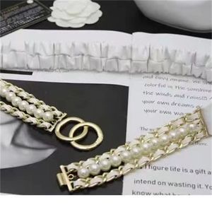 Women Belt Designers Belts Ladies Waistbands Mens Designer Stretch Belts Buckle Belt Cintura Ceinture Diamond C Pearls Elastic Waistband