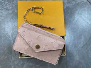 10A M69431 WALLET CARD HOLDER RECTO VERSO Designer Fashion Womens Mini Zippy Organizer Wallet Coin Purse Bag Belt Charm Key Pouch Pochette Accessoires With box