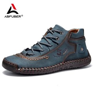 حذاء اللباس المصنوع يدويًا الرجال غير الرسمي للرجال الشتاء مع الفراء المتسكعون الراحة المشي مسطحات moccasins 231121