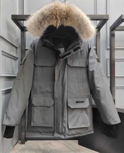 Kanadyjska gęś kurtki kurtki zimowe gęste ciepłe męskie ubrania ubrania na zewnątrz moda na utrzymanie para na żywo kamizelka kamizel