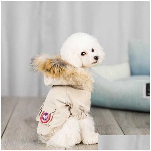 Hundebekleidung Kleidung Winterjacke Haustiere Kleidung für kleine mittlere Mantel Warme Haustier Chihuahua Ropa Para Perro Drop Lieferung Hausgarten Sup Dhfqa