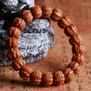 Charm Armbänder Natur Vajra Bodhi Rudraksha für Männer Meditation Mala Bead Frauen Schmuck Gebet tibetischen Buddhismus Armband