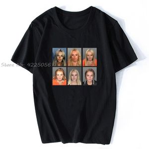 Män s t shirts lindsay lohan mashup celebrity mugs vintage grunge look fan t shirt tryck mode män bomull tshirt tees streetwear 230422