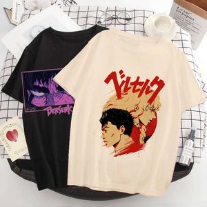 Erkekler Tişörtler Berserk bağırsakları tişörtlü erkekler komik karikatür grafik tees üstleri unisex manga kılıç ustası gatsu kurban zodd anime harajuku tshirt erkek z0421