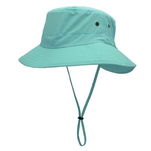 Wide Brim Hats Bucket Connectyle Men Lightweight UPF 50 Safari Quick Dry Sun Female UV Protection Fishing with Strap Cool 230421