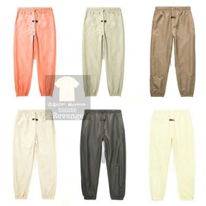 Designer Fashion Fog Pants ESS Säsong 8 Double Track High Street Sports Casual Loose Drawstring Nylon Trousers