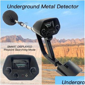 Metal Detectors Md-4030 Detector Professional Underground Gold Length Adjustable Treasure Seeker Portable Drop Delivery Security Surve Dhd5Q