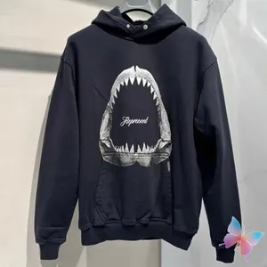 Hoodies masculinos outono inverno rep hoodie 3d espuma impresso lavado algodão engrossado tecido casal amantes moletom com capuz