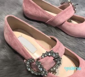 Fashion-Glitter Silver Crystal Sequined Ballet Flats Women Designer Shoes Ladies Flat