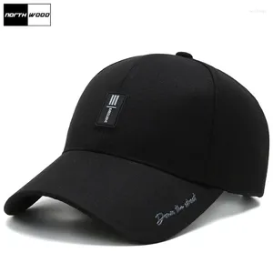 ボールキャップノースウッド男性用の高品質の野球骨骨casquette homme mensキャップパパトラッカースポーツ56-60 cm