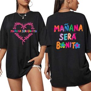 Kvinnors hoodies tröjor karol g bichota o-hals bomull t shirt män kvinnor avslappnad kort ärm tees toppar streetwear överdimensionerade plus size topp teel231122