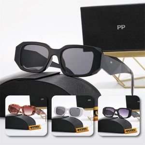 2023 Дизайнерские солнцезащитные очки Классические очки Goggle Outdoor Beach Солнцезащитные очки для женщин и мужчин 5 цветов Дополнительно Треугольная подпись Кошачий глаз