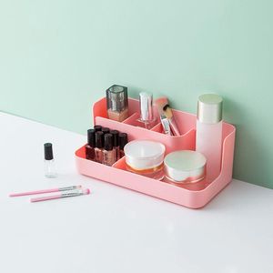 Organizzazione per il bagno, 1 pezzo, per articoli vari da tavolo, contenitore per finitura, scatola divisoria per cosmetici, supporto per trucco, articoli da toeletta, custodia in plastica