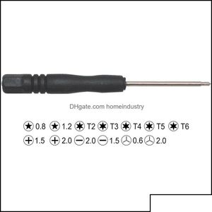 Cacciaviti Cacciaviti Mini cacciavite magnetico T2 T3 T4 T5 T6 1.5 2.0 Phillips a taglio 0.8 Pentalobe 0.6 Tri Wing per telefono da tavolo Dh3Qo