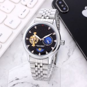 Luxury Tourbillon Automatyczne zegarek na rękę Męskie Modne zegarki skórzane Strażne zegarki Mens Mechanical Watch Relogio Masculino #89