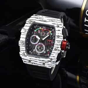 Casual Sport Watch Men's Top Luxury Quartz WristWatch Man's Clock Fashion Chronograph Silicone Strap selling270T