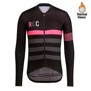 Radfahren Jersey RCC Team Winter Lange Ärmel Fahrrad Jersey Set Mountain Rennrad Thermische Fleece Ropa De Ciclismo Hombre2968