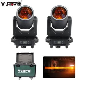 V-Show Moving Head Light 2Pcs with flycase 80W LED Beam Guardian halo effect with folding clamp For Dj Night Club Disco Stage