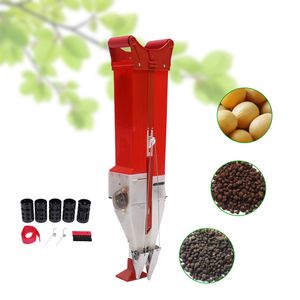 Outras ferramentas de jardim manual fertilizante Double Cylinder Spreader Machine Weed Drill Aplicador Handheld Seeder 68 MU Planter Tool 230422