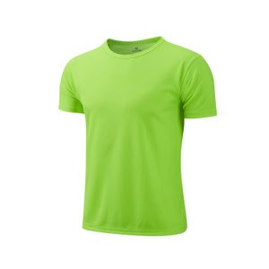 Camisetas masculinas de manga curta Men de verão de secagem rápida de roupas superiores de esportes ao ar livre 230422